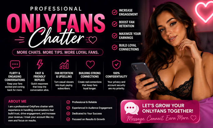 be your professional onlyfans chatter and boost engagement