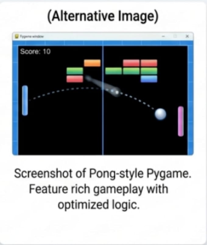 develop custom 2d games in python with smart ai mechanics