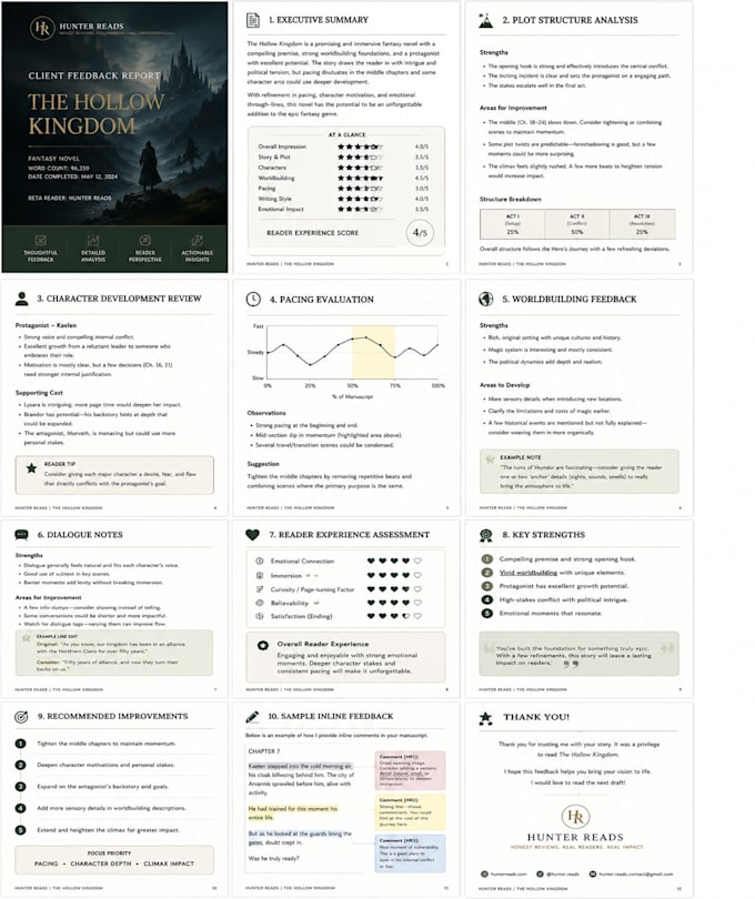 review your story as a beta reader