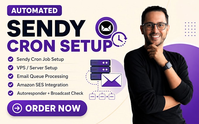 configure sendy cron job and server setup for reliaable email queue processing