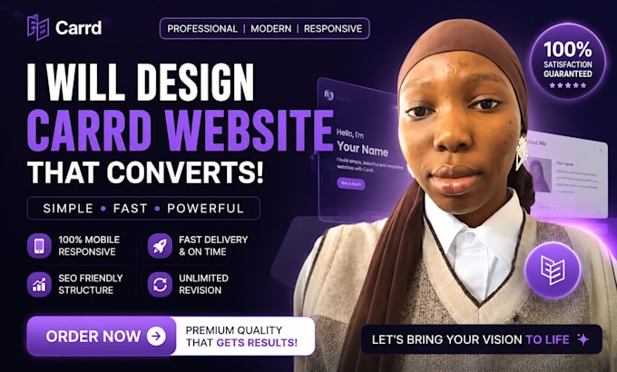 carrd co website redesign carrd landing page redesign carrd website design carrd