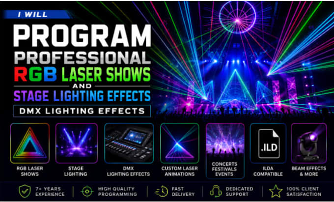 program professional rgb laser shows and stage lighting effects dmx lighting eff
