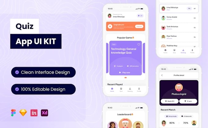 create quiz app, survey app, poll app, ai educational app