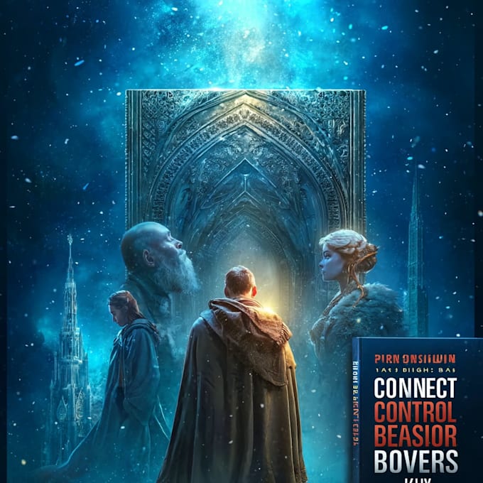 make cinematic fantasy cover design for amazon kdp