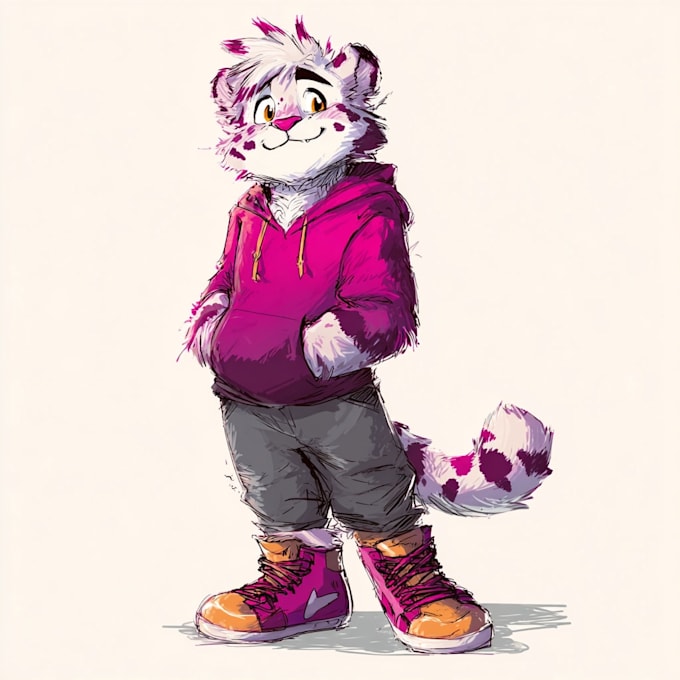 draw your furry or fursona character