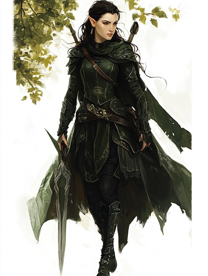 dnd character art and dnd character art
