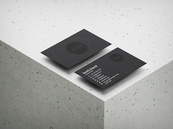 create minimalist business card design for you