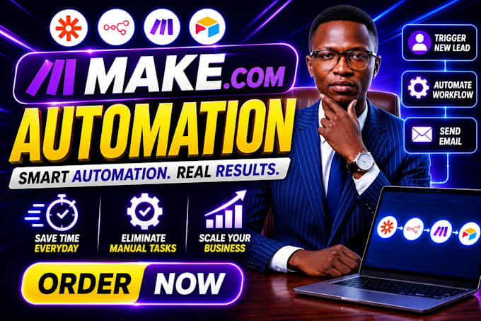 setup make com automation and make com scenario