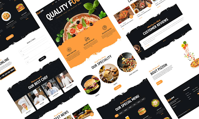 create a responsive restaurant website in wordpress