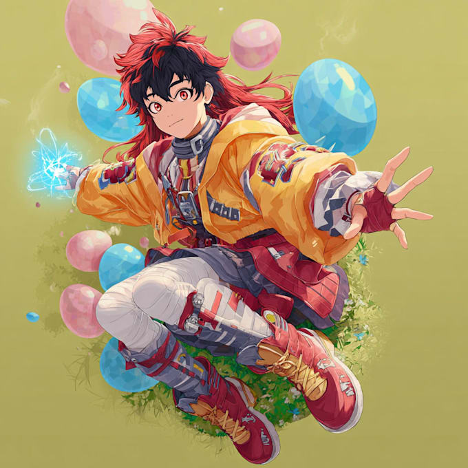 create detailed anime artwork with cinematic effects