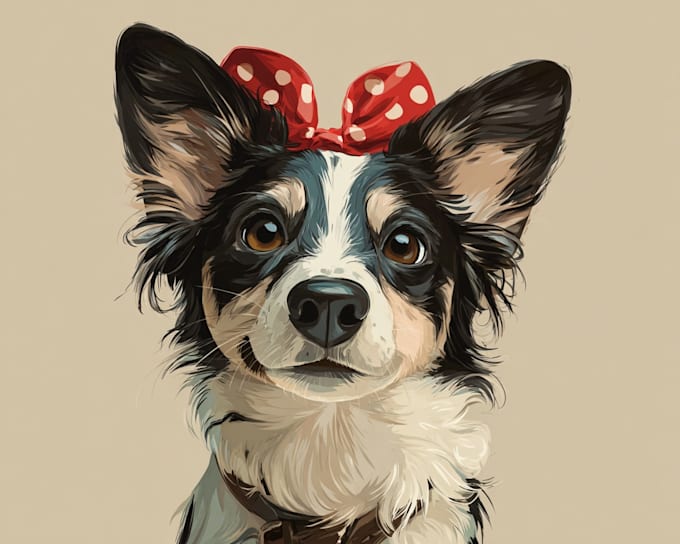 draw disney pet portrait