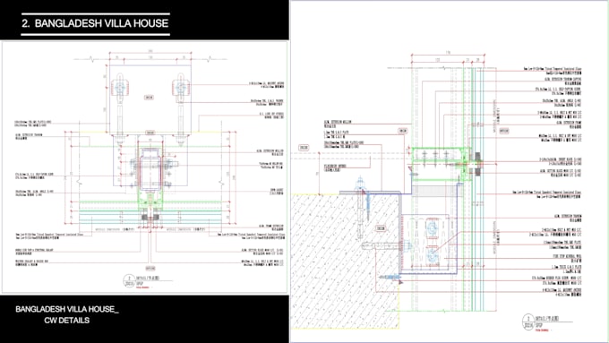 do professional curtain wall and facade shop drawings