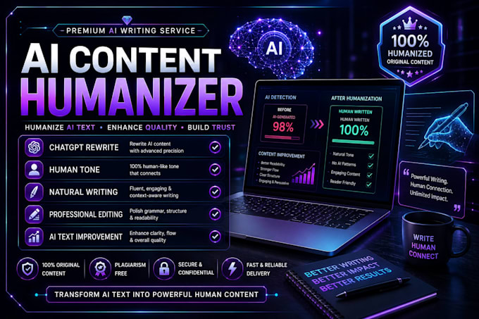 humanize ai content into natural human writing