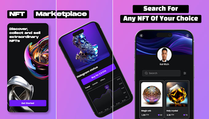 design app store crypto, saas screenshots that increase installs