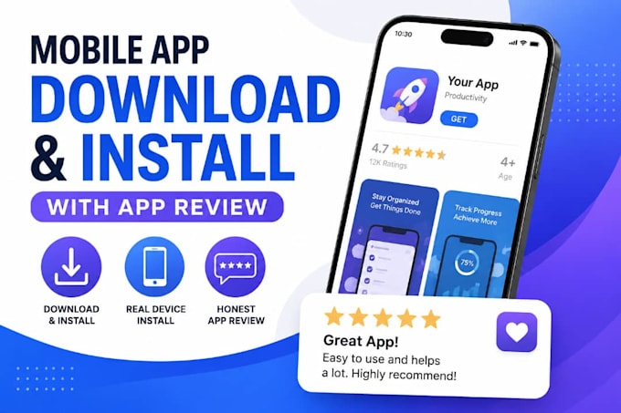do mobile app marketing, app promotion, app install, aso