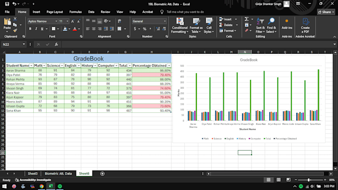 create excel formulas, charts, pivot tables, slicers, and dashboards