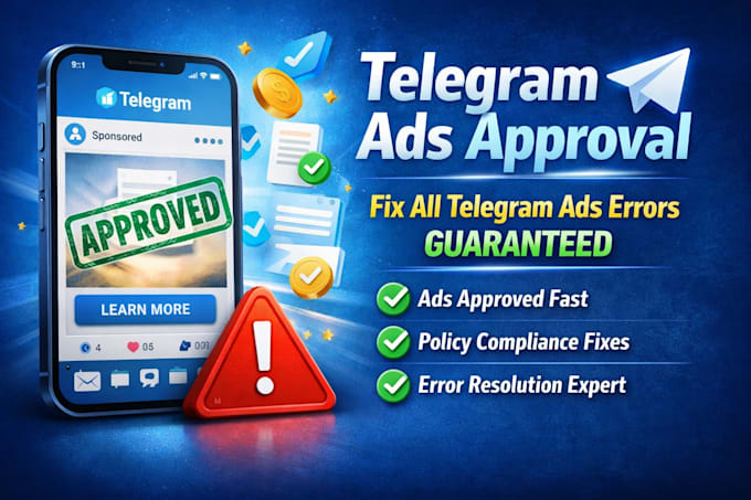 fix telegram ad fix declined telegram ads, telegram ads
