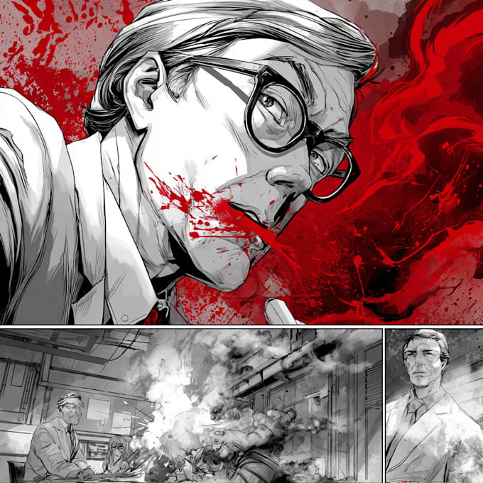do comic manga art artist superhero comic illustration