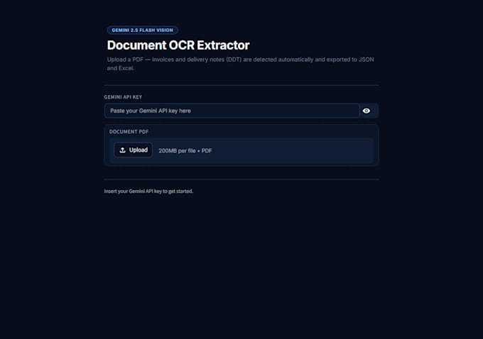 build a python ocr tool to extract data from invoices, PDF
