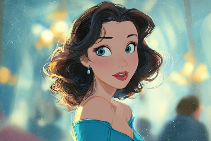 do disney cartoon portrait