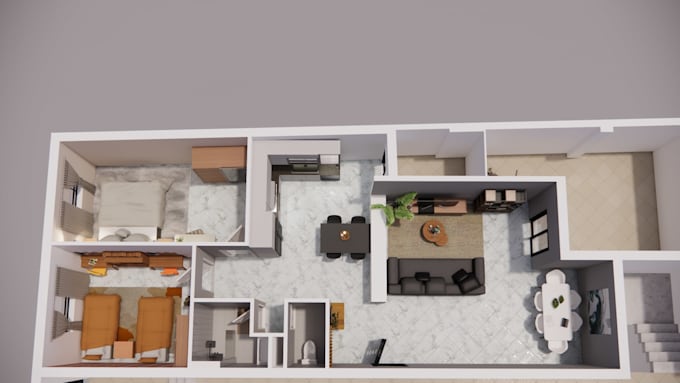 convert 2d floorplans to 3d