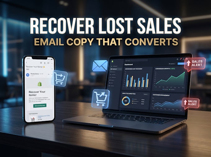 write abandoned cart recovery emails for shopify stores