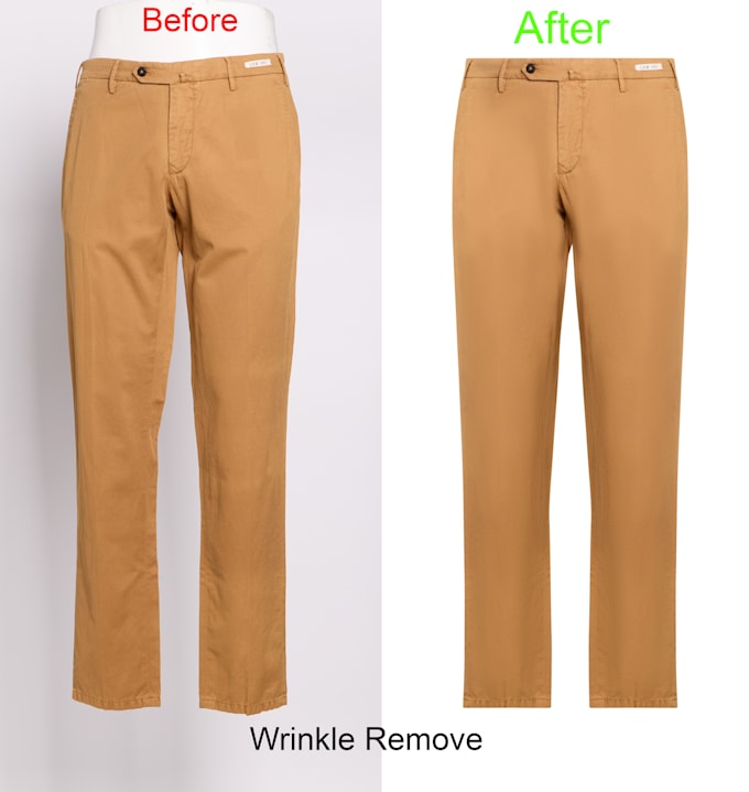 do symmetrical ghost mannequin, dummy remove, cloth retouch