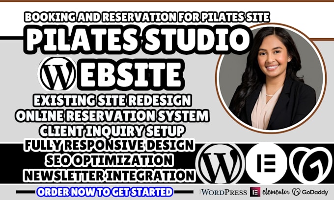 pilates reservation website, pilates studio website, booking website for pilates