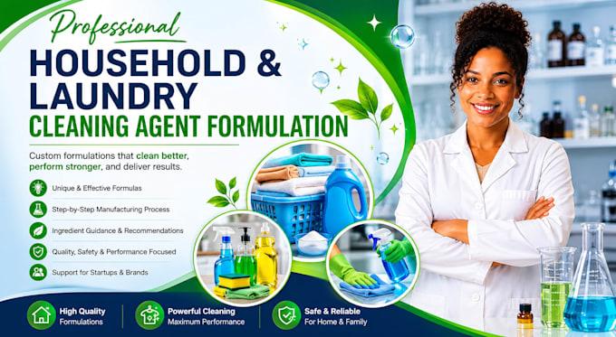 formulate laundry and home care cleaning chemicals