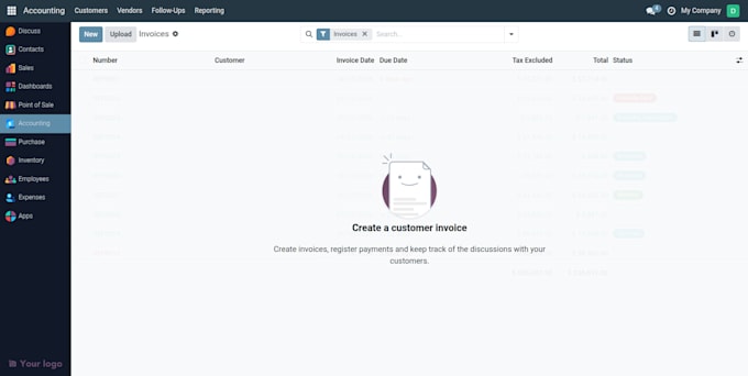 install odoo 18 community and setup accounting module