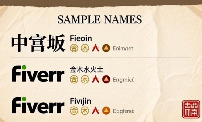 craft your chinese name using ba zi five elements analysis
