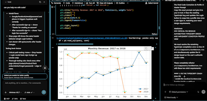 perform exploratory data analysis using python sql and power bi