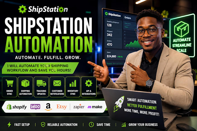 automate shipstation shopify woocommerce amazon etsy with zapier