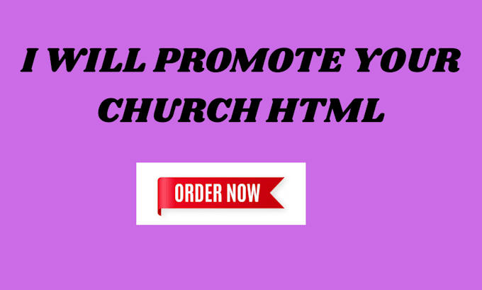promote your church html