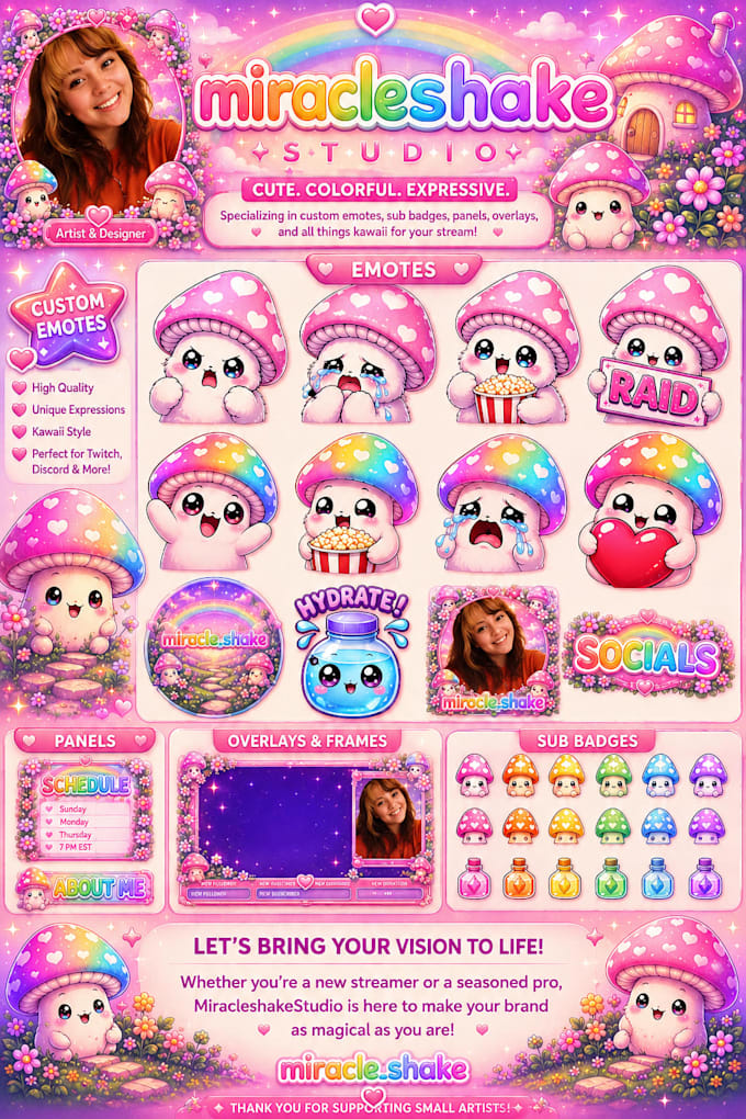 make custom twitch graphics