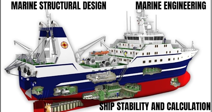 do ship stability calculation and marine structural design