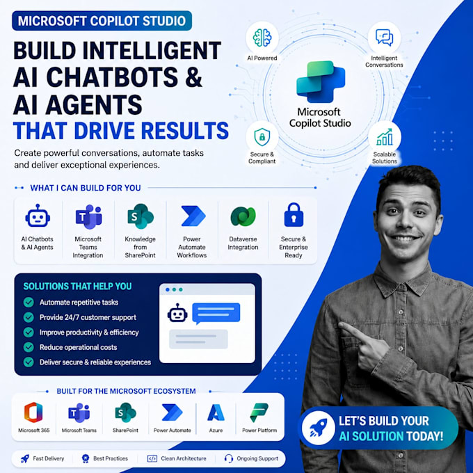 create microsoft copilot studio ai agents and chatbot automation