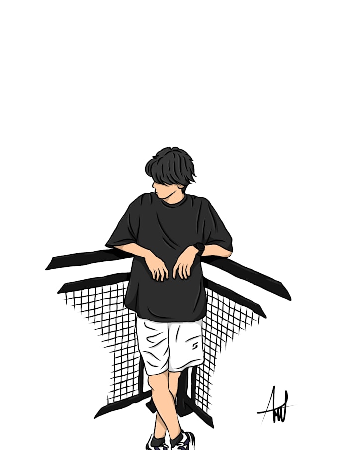 draw anime illustration or digital art