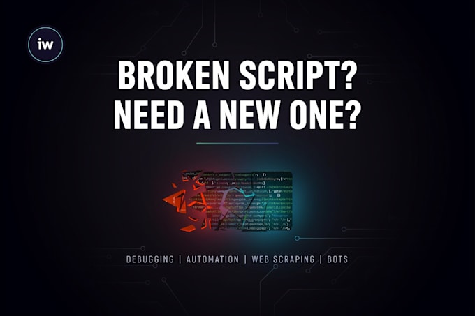 fix or make any python script for you