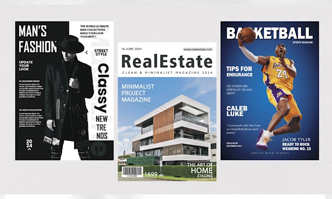 design luxury magazine, booklet and catalog