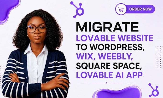 migrate lovable website to wordpress,wix, weebly, square space,lovable ai app