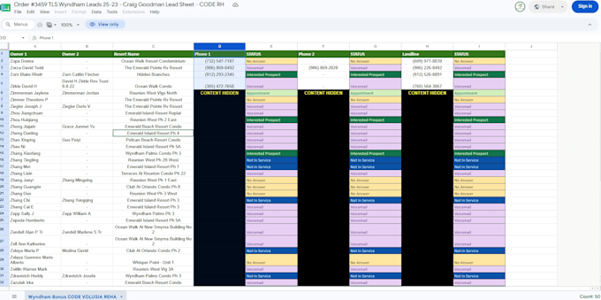cold calling and appointment setting with reporting