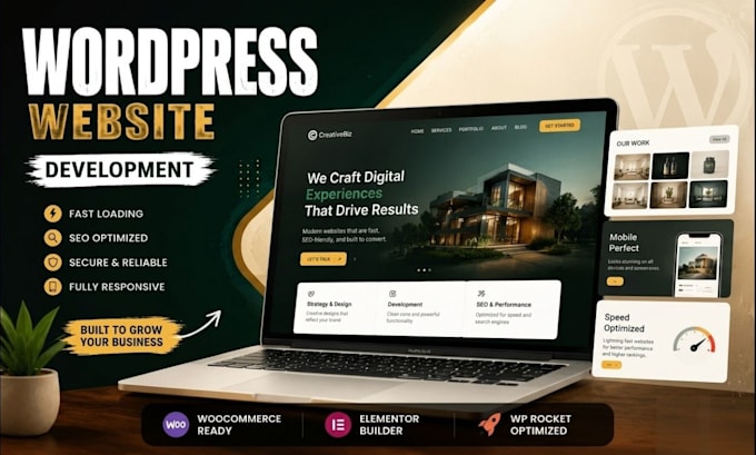build divi wordpress website, divi website design