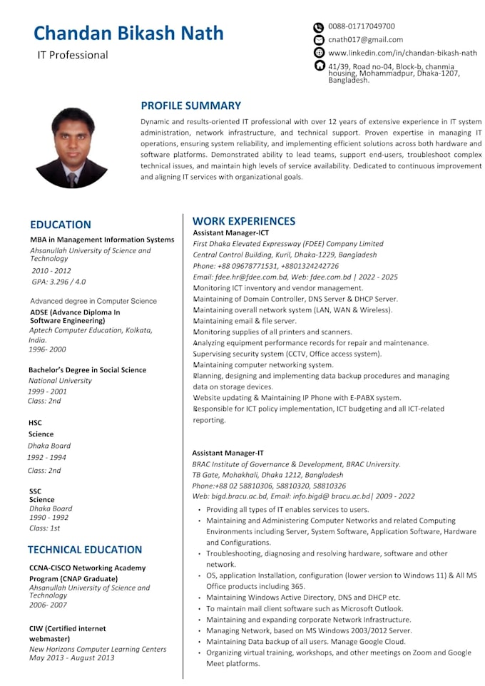 write a professional resume writting cv and cover letter