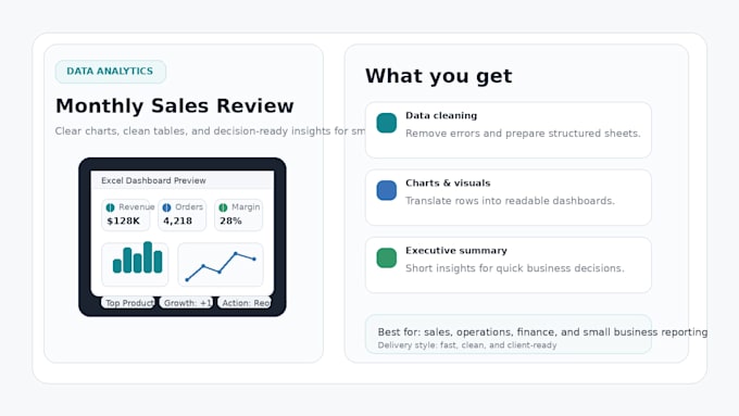do data analysis and build professional dashboards