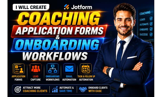 create coaching application forms and onboarding workflows in jotform