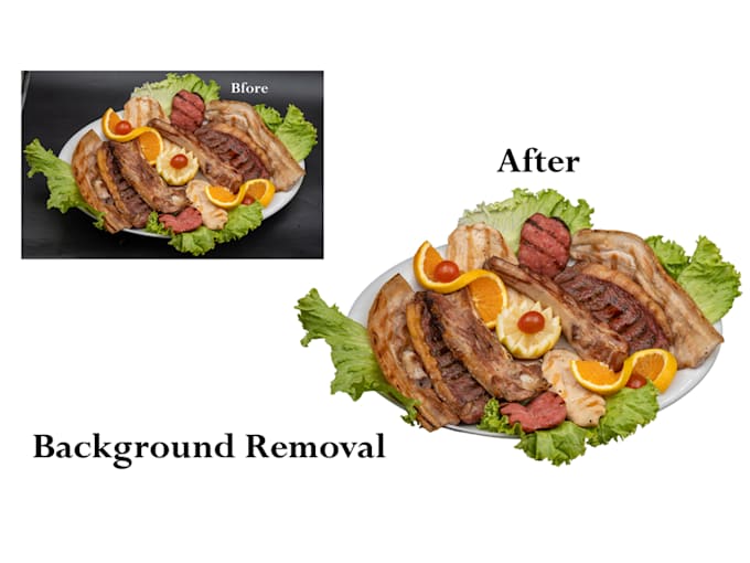 food image cut out,bg remove 6 hour service