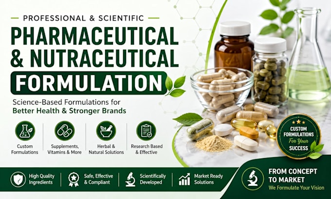 formulate supplements, vitamins and pharmaceutical formulations drug formulation