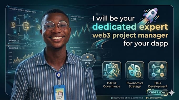 be your dedicated expert web3 project manager for your dapp