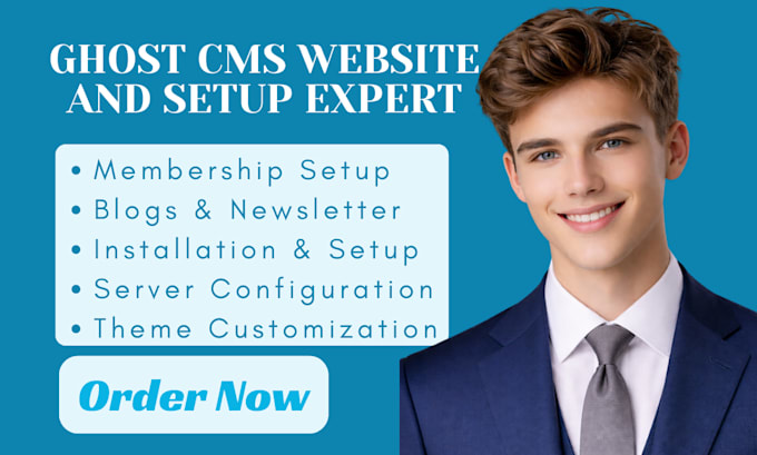 build ghost cms website customize ghost theme ghost newsletter clone wix website